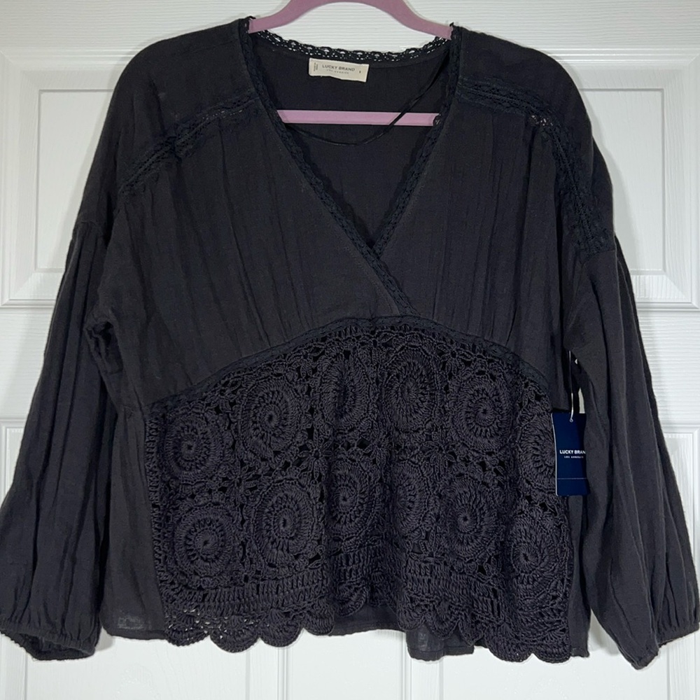 Dark grey blouse
